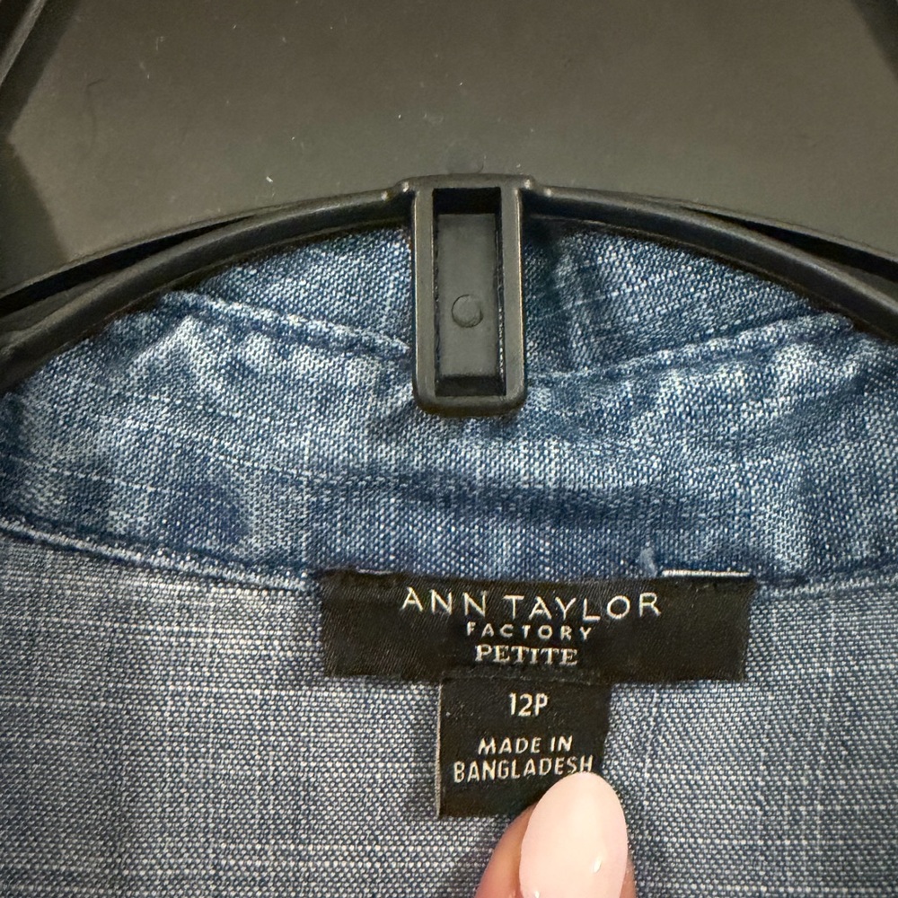 Ann Taylor Blue Midi Dress - Picture 5 of 5